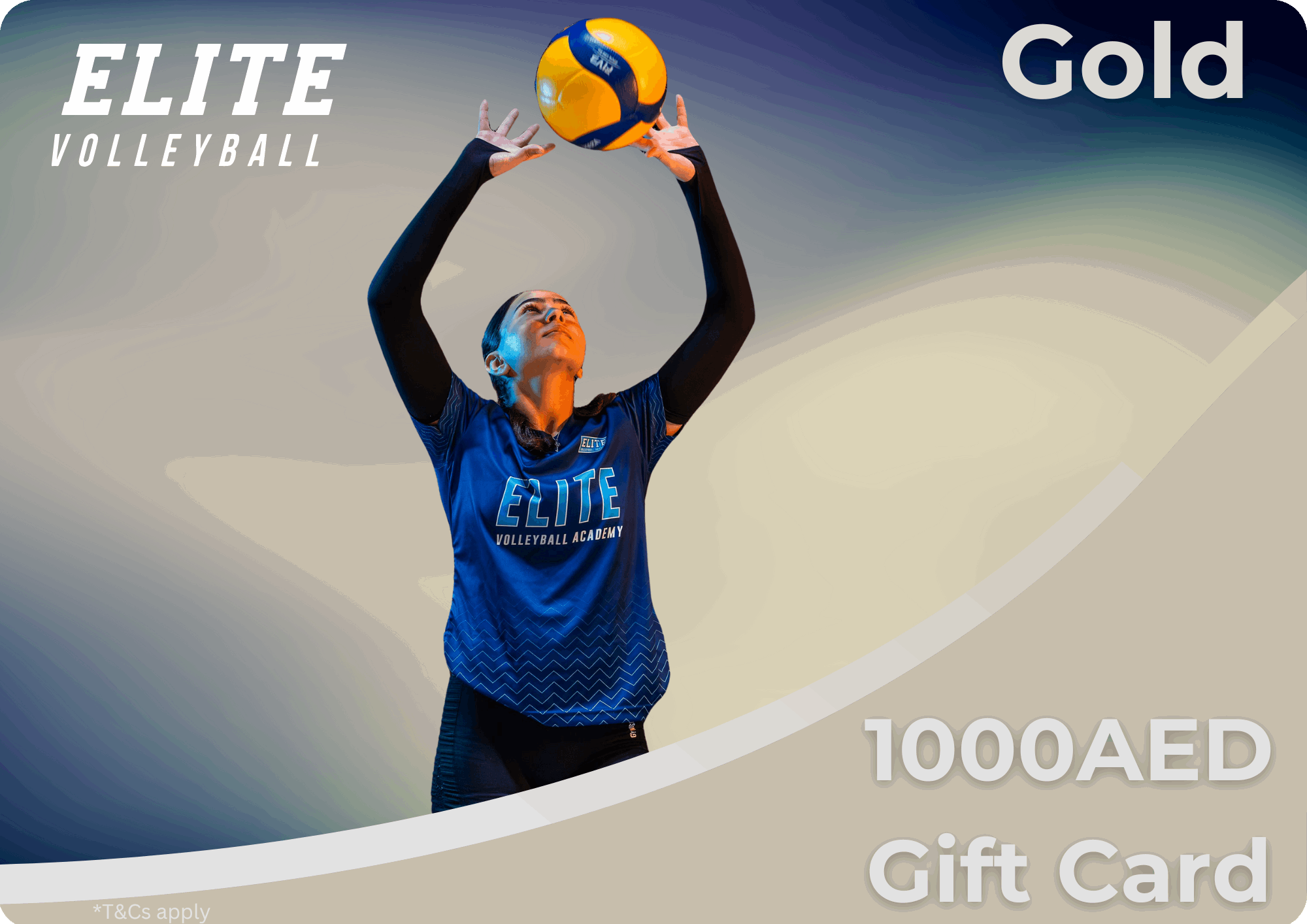 Elite Gift card 1000 AED Gold
